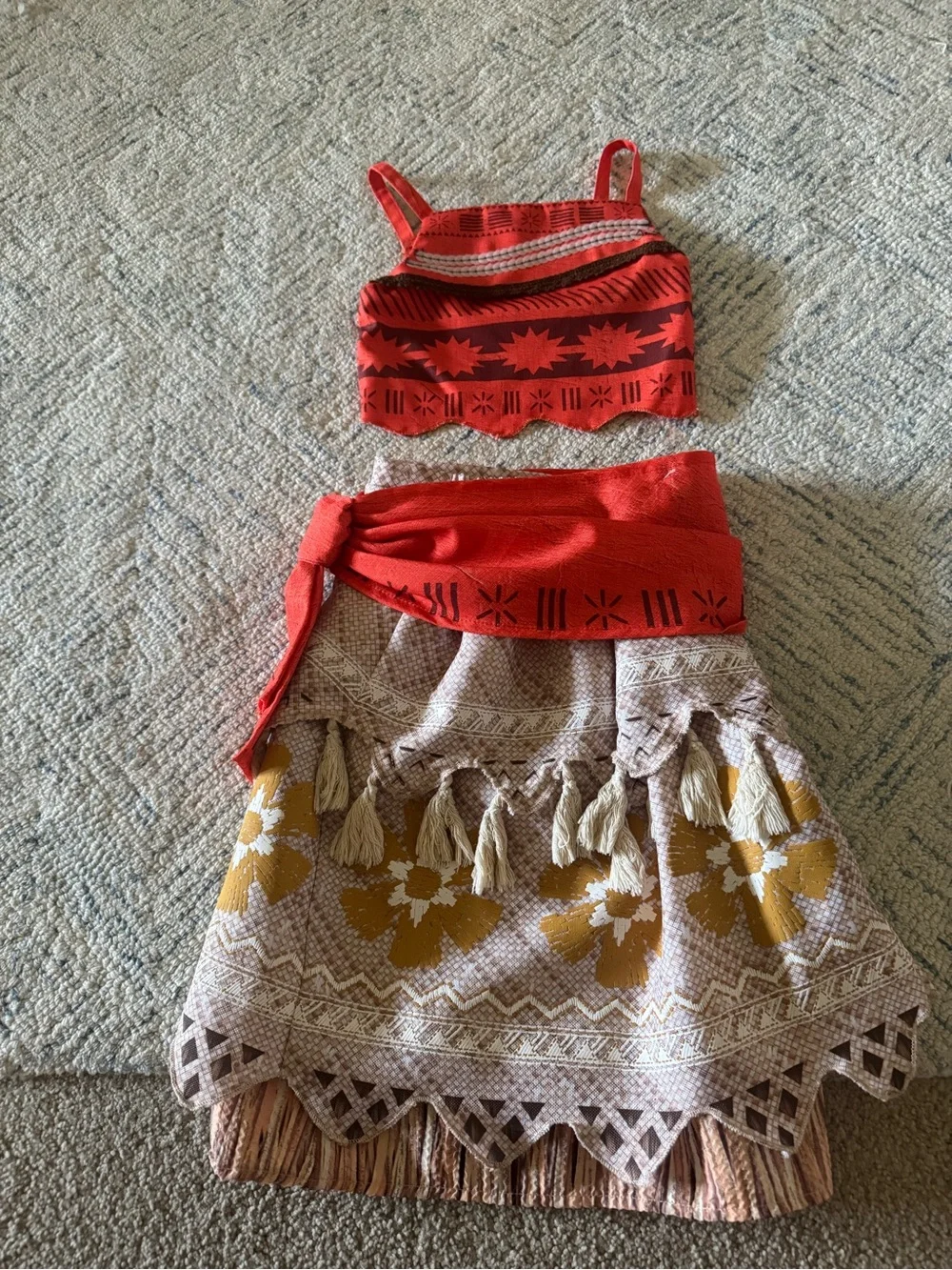 Girls’ Two-Piece Disney Princess Moana Costume Set